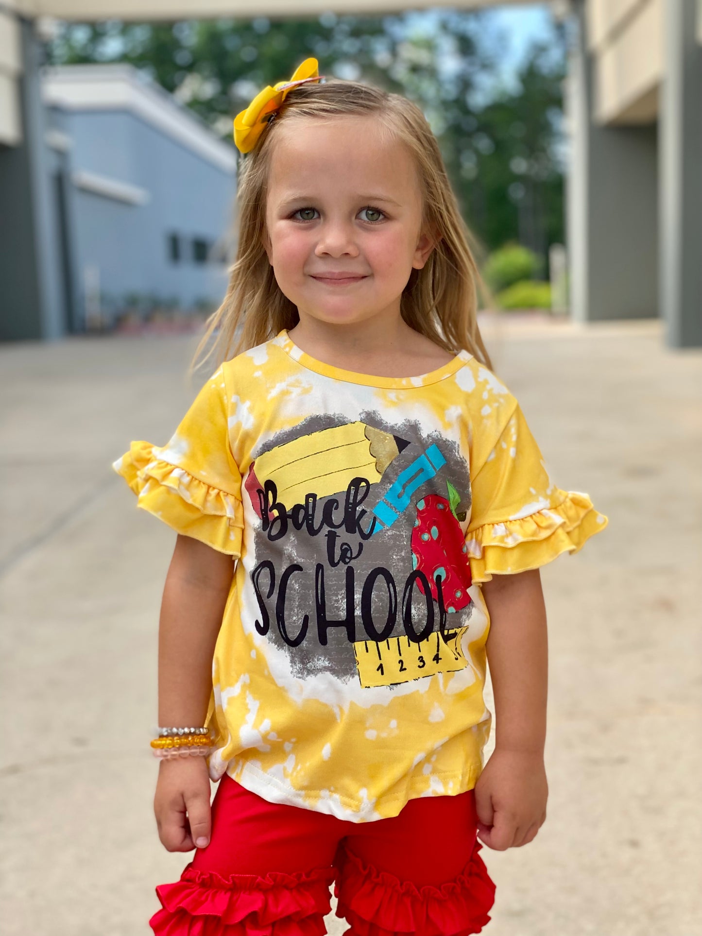 Back to School Ruffle Shirt
