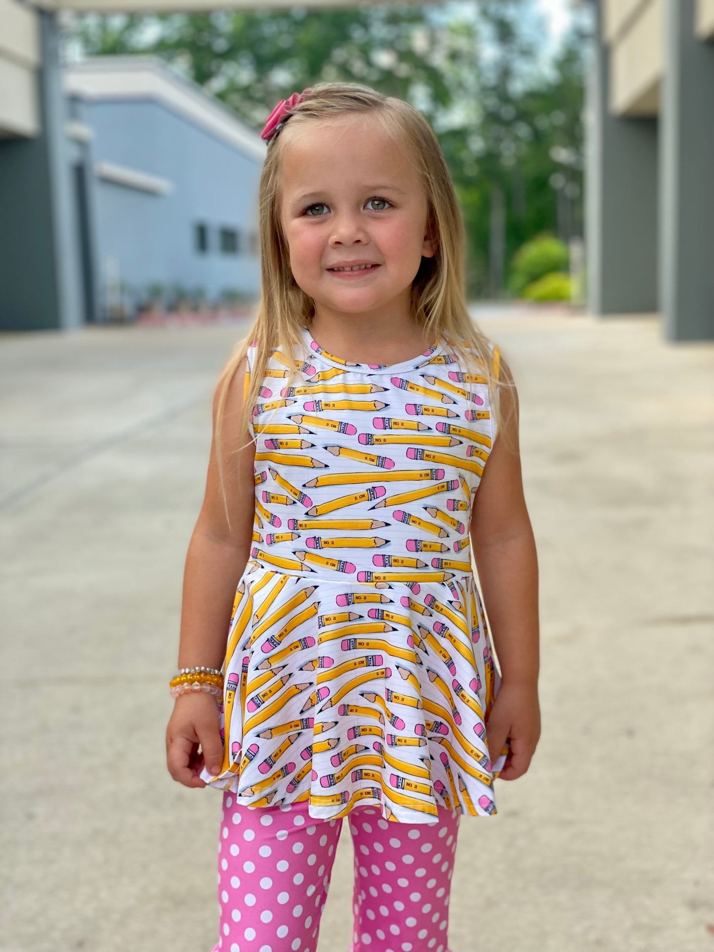Back to School Pencil Peplum