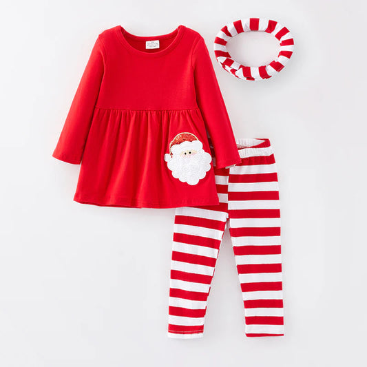 Girls Sleigh With Santa Set