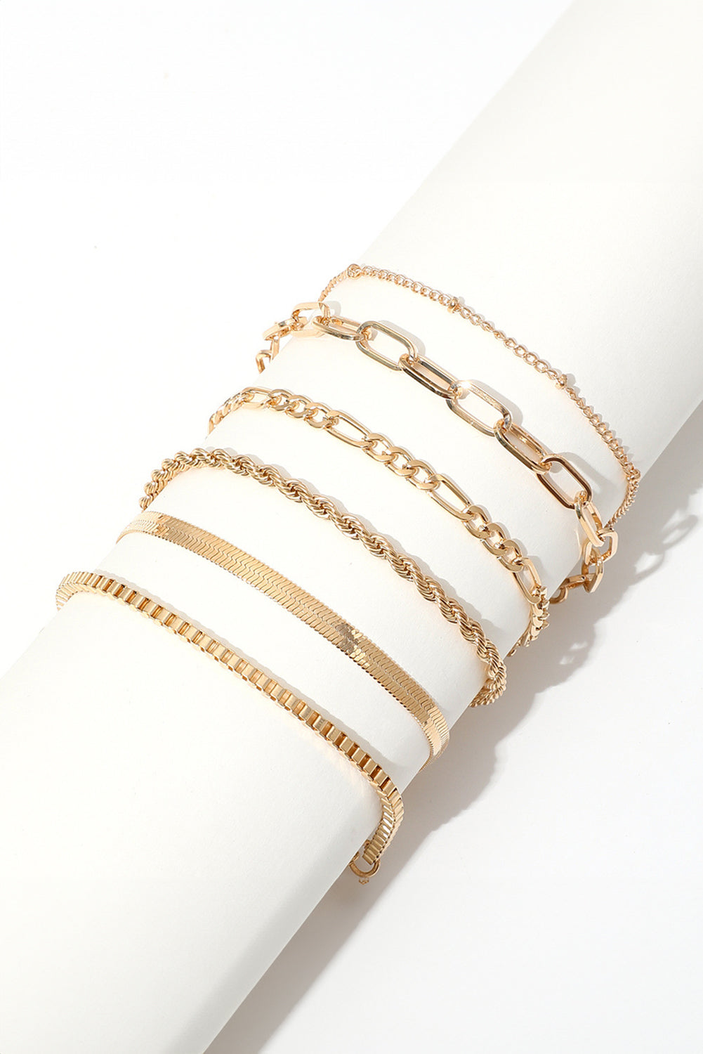 Women's Gold Bracelet Set