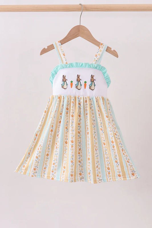 Girls Floral Bunny Dress