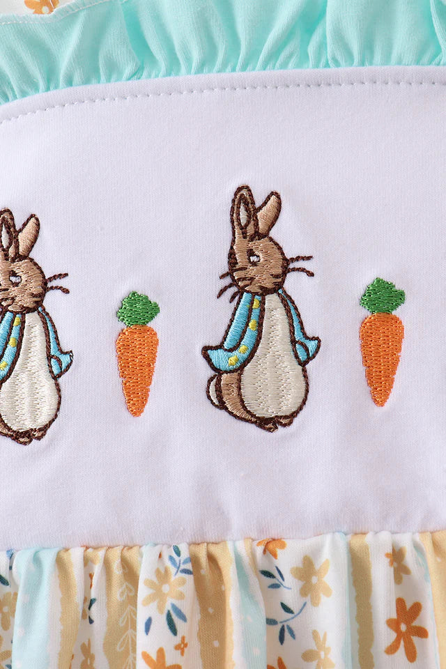 Girls Floral Bunny Dress