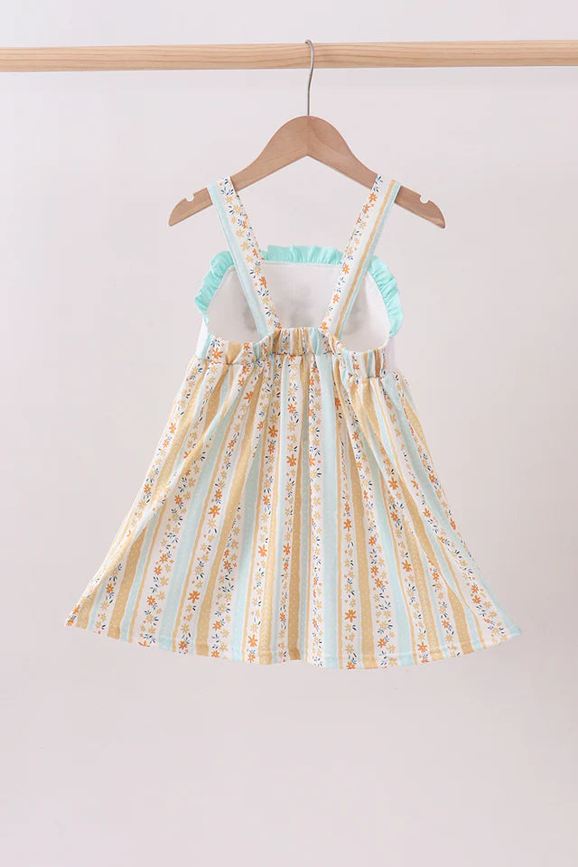 Girls Floral Bunny Dress