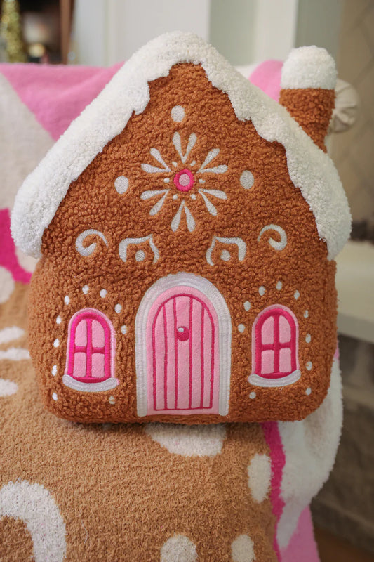 Pre-order Gingerbread House Pillow