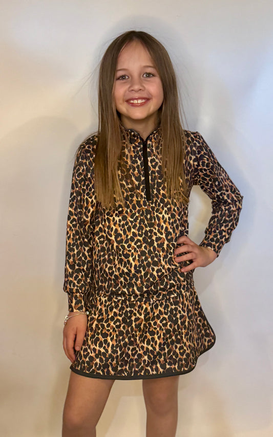 Girls Cheetah Chic Skort Set