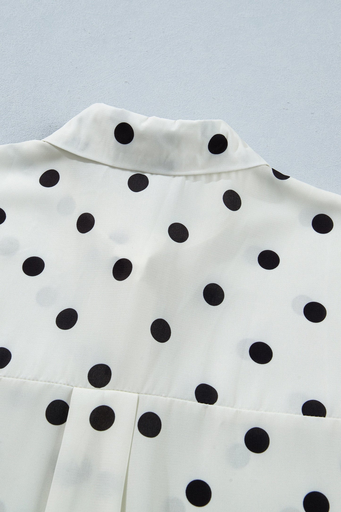 Pre-order Beige Polka Dot Dolman Top