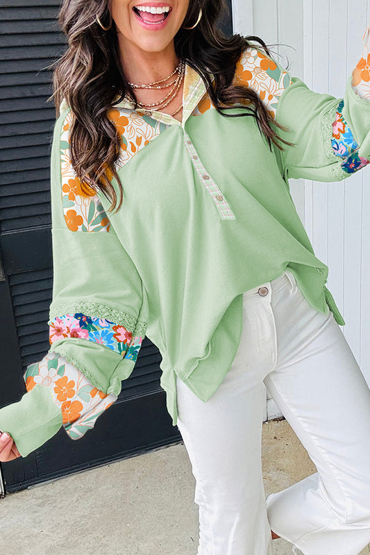 Pre-order Lace Floral Hooded Pullover August