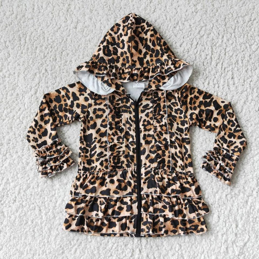 Pre-order Leopard Ruffle Jacket