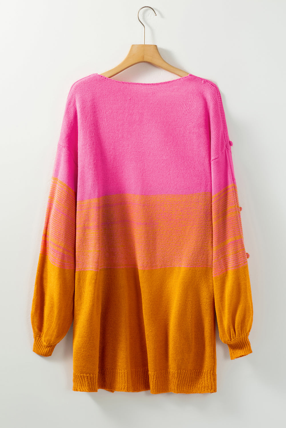 Women’s Pink and Orange Ombre Cardigan