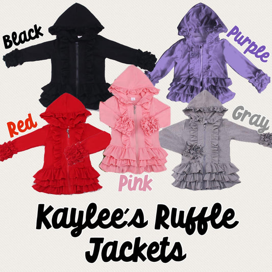 Girls Ruffle Jackets