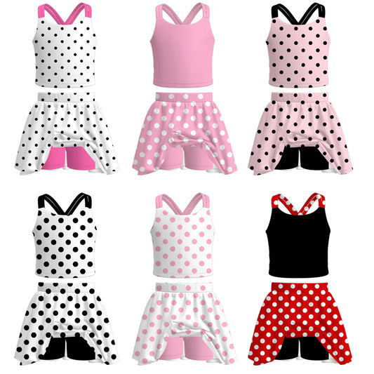 Pre-order Polka Dot Skort Sets