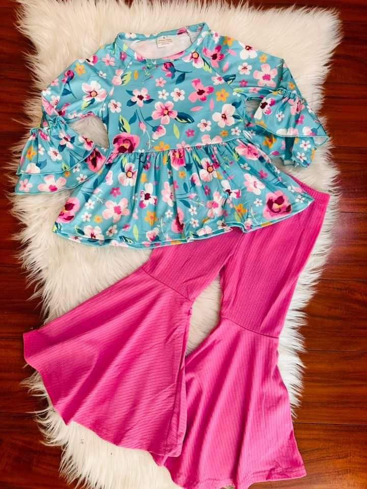 Girls Spring is Blooming Bell Set