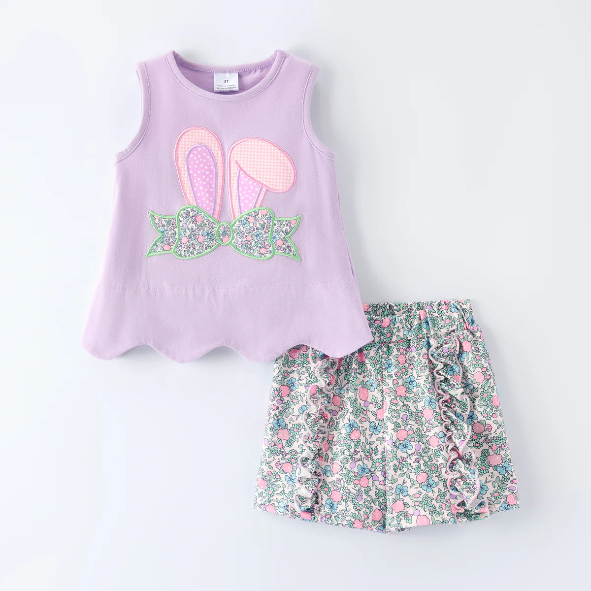 Pre-order Easter Appliqué Short Set