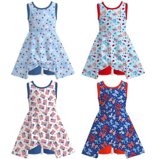 Pre-order Patriotic Skort Dresses