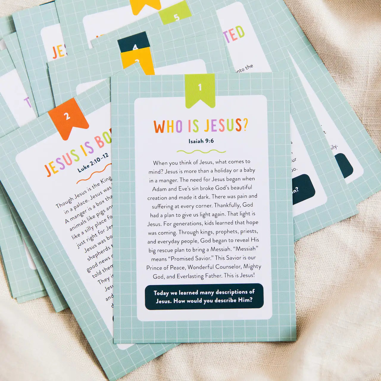 Life of Jesus Kids Card Set