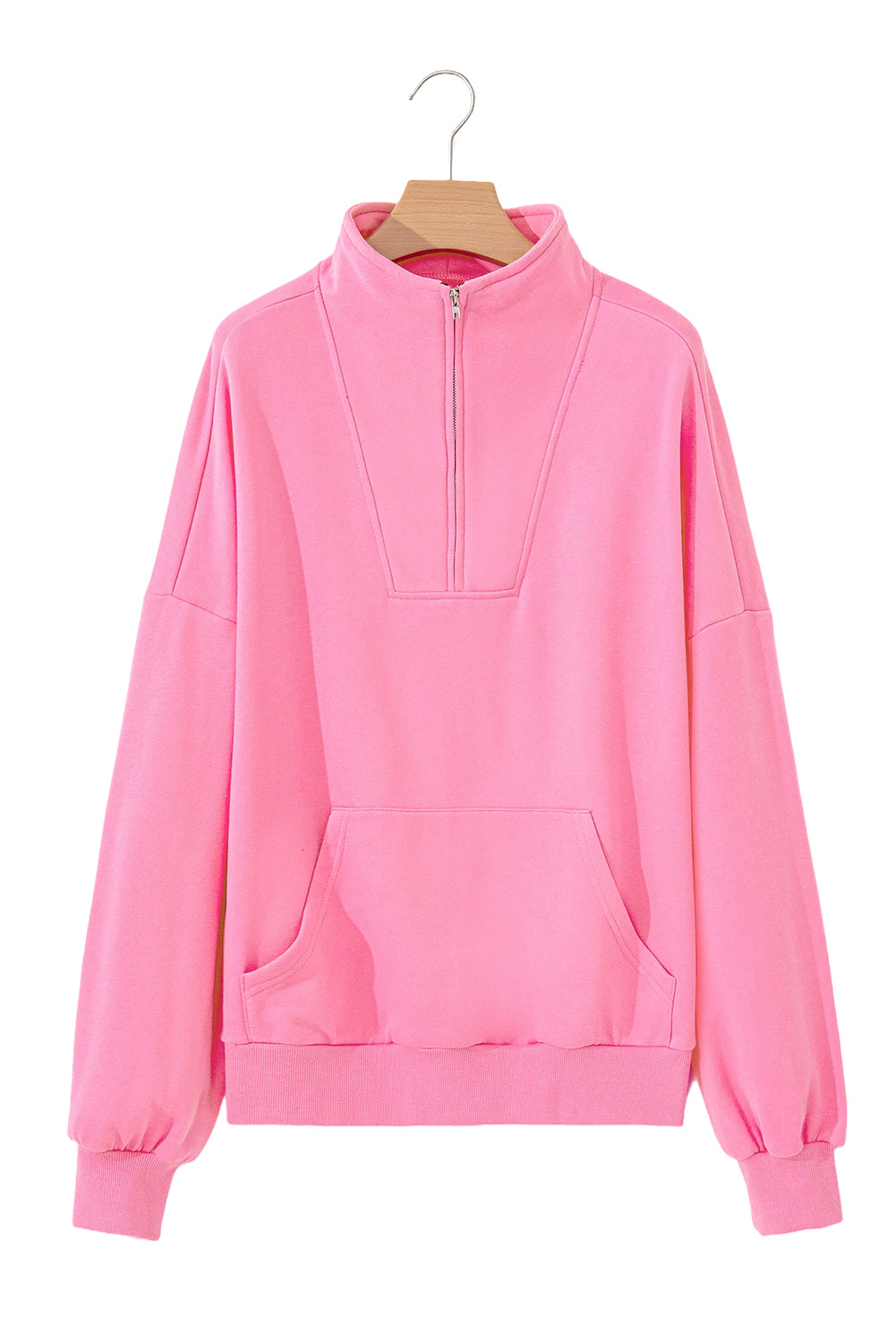 Women’s Quarter Zip Pocket Sweatshirt