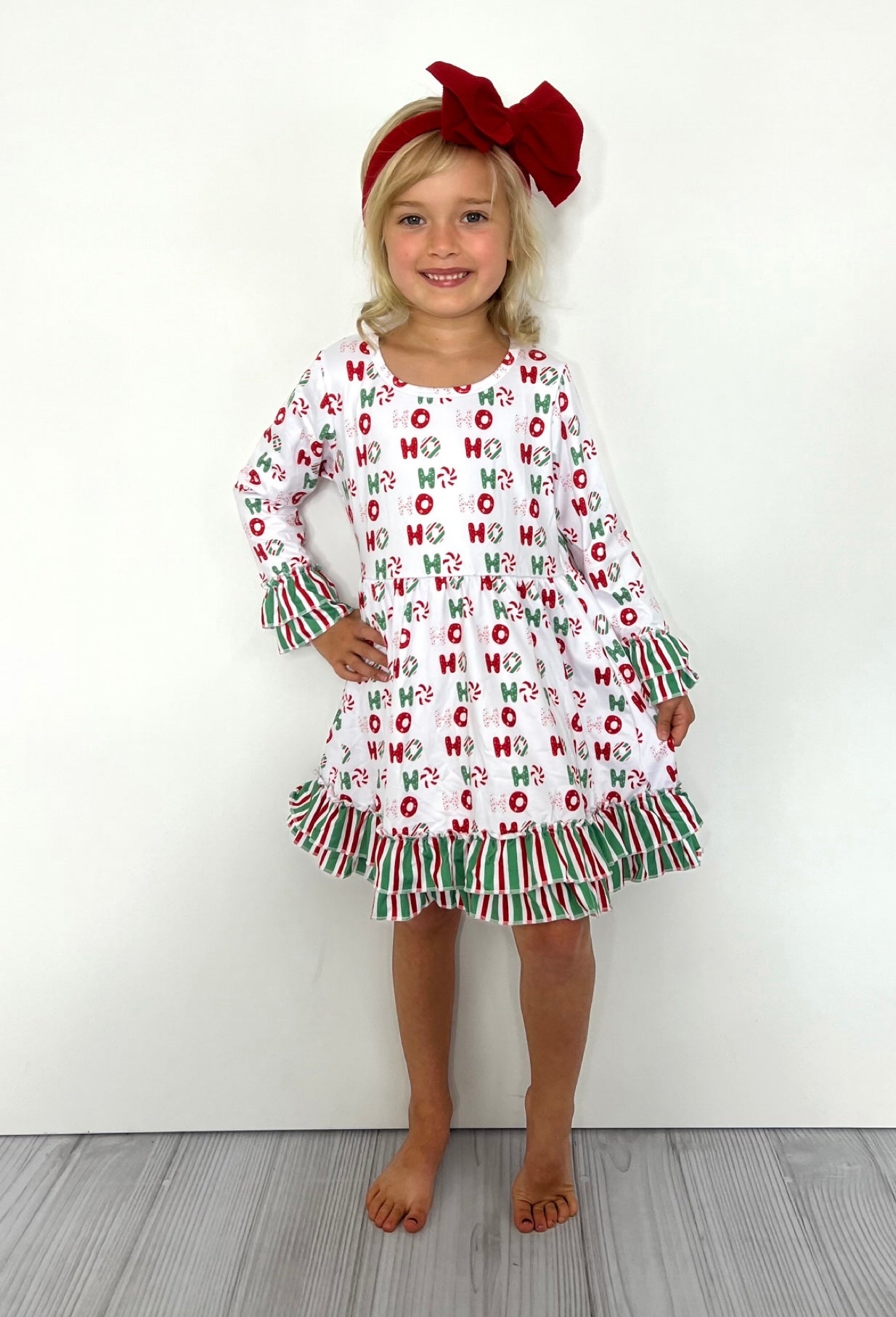 Girls Ho Ho Ho Dress