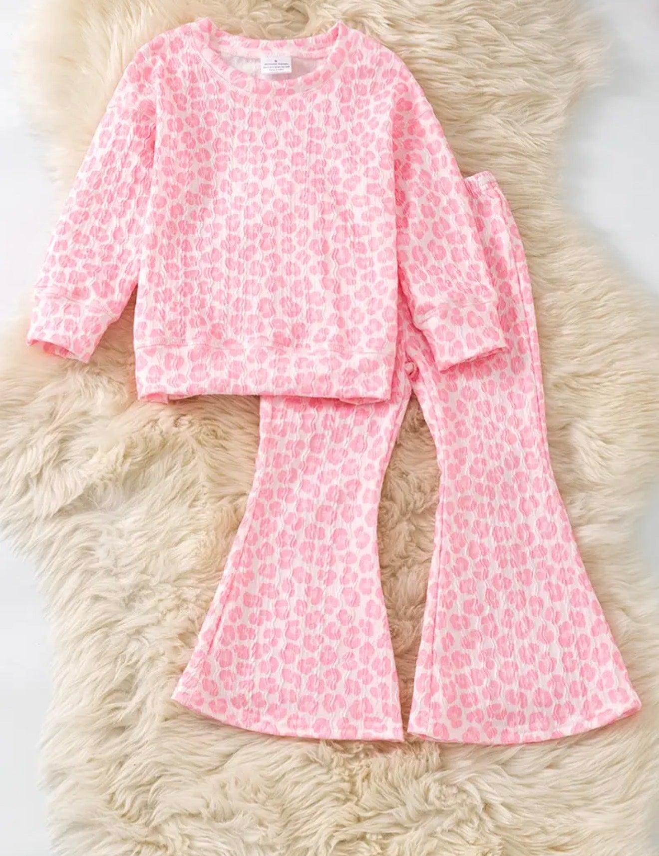 Girls Wild About Pink Flare Set