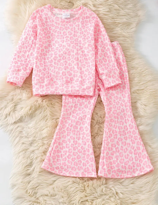 Girls Wild About Pink Flare Set