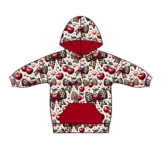 Pre-order Leopard and Cherry Hoodie