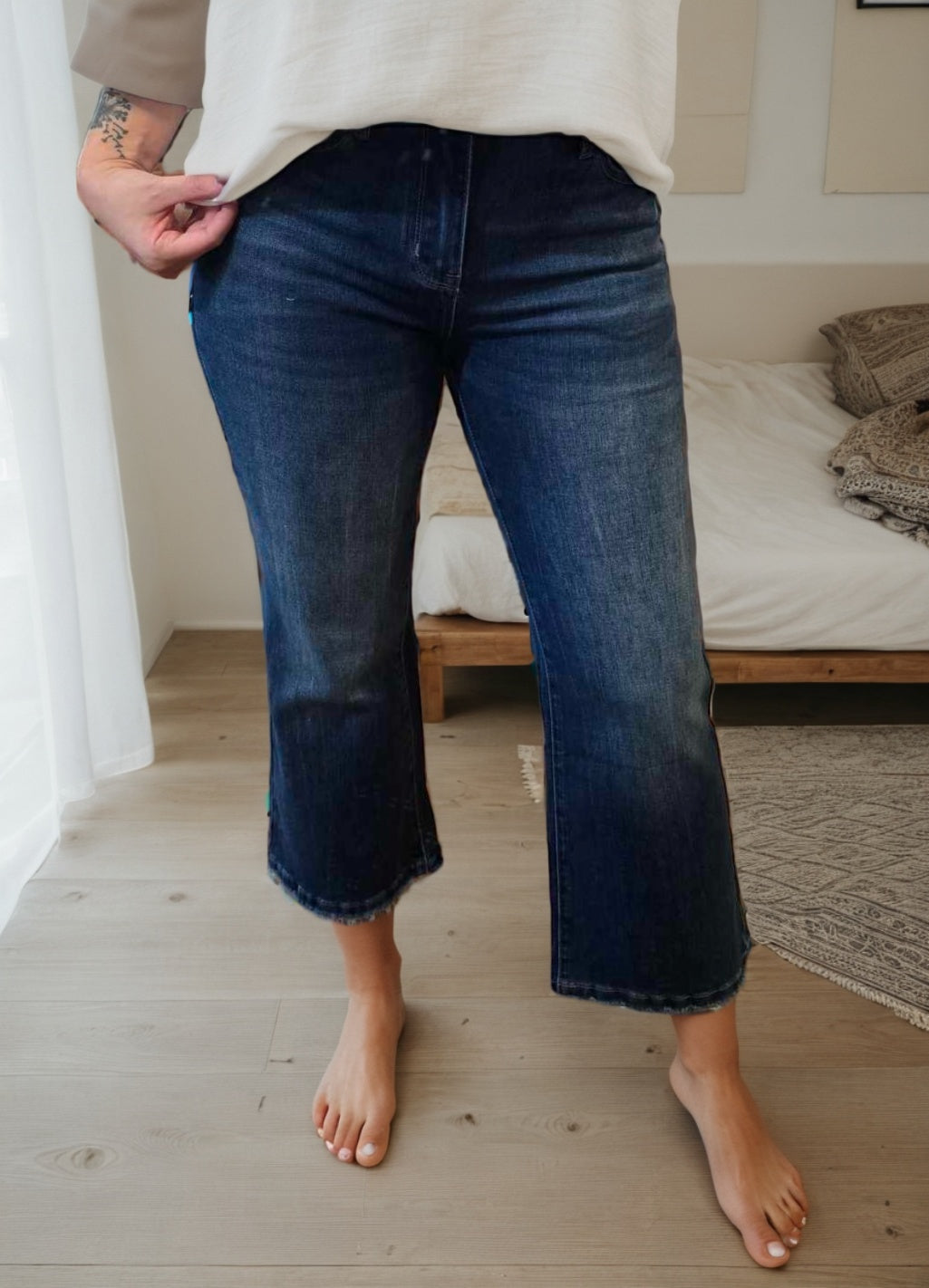 Women’s Marley High Rise Cropped Flared Denim