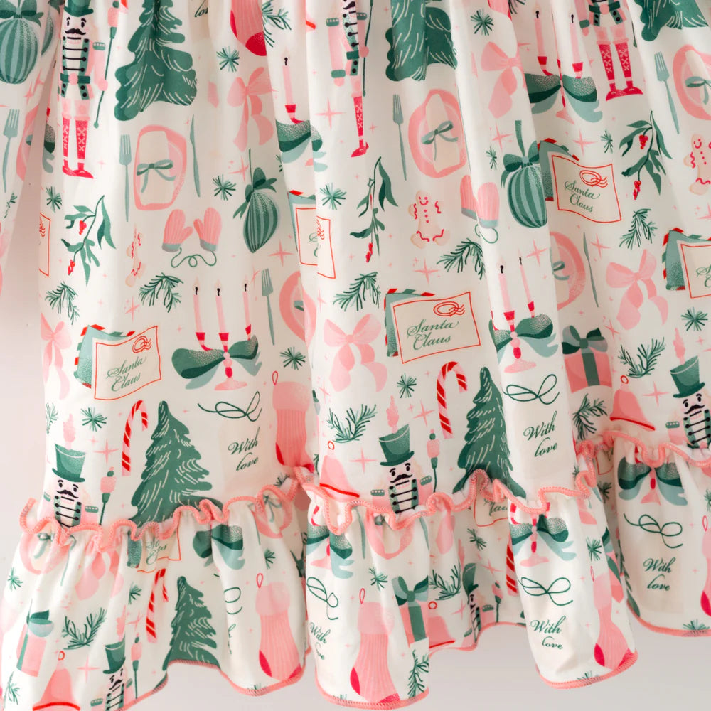 Pre-order Christmas Ruffle Dress