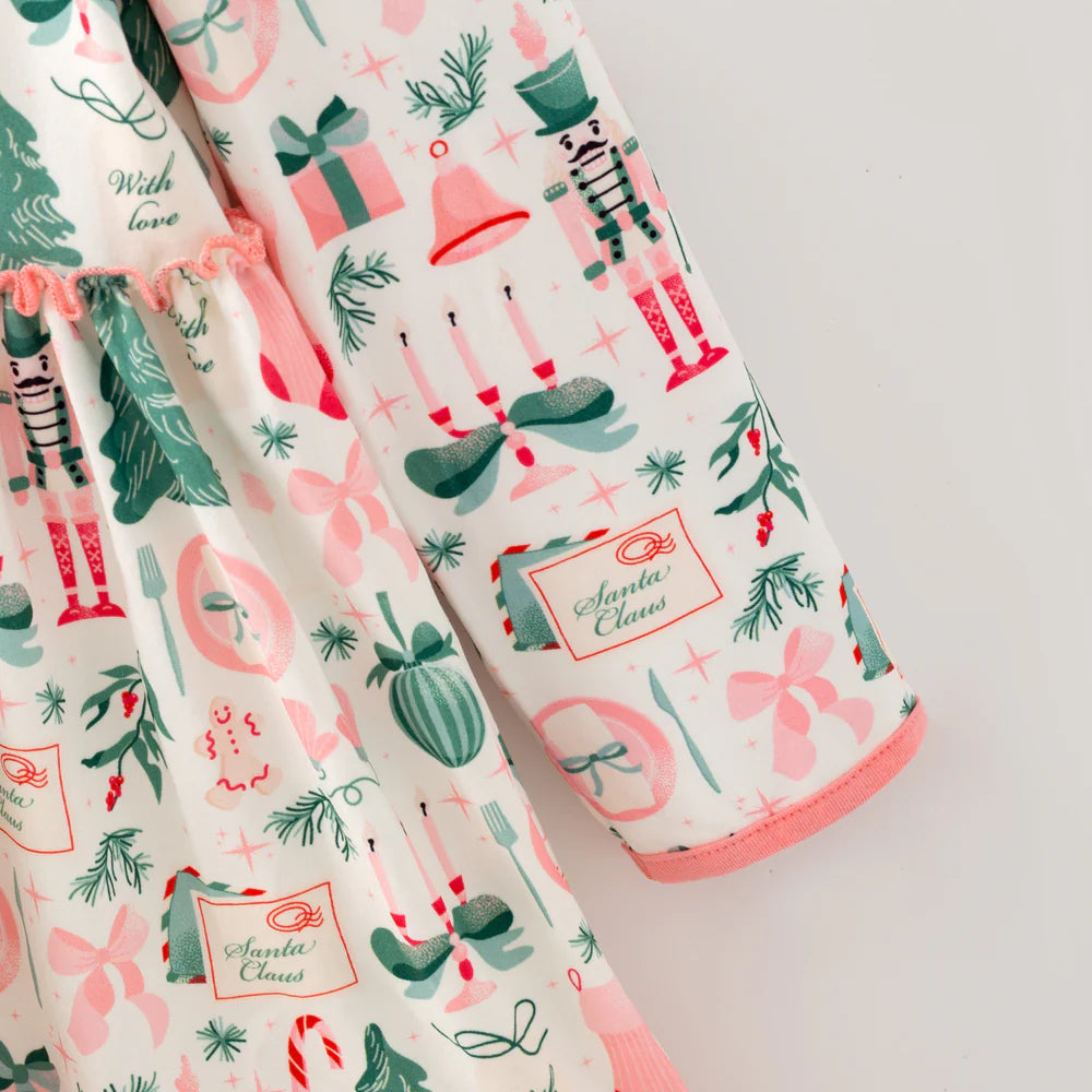 Pre-order Christmas Ruffle Dress