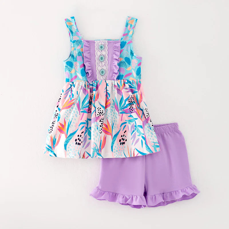 Pre-order Ruffle Short Set