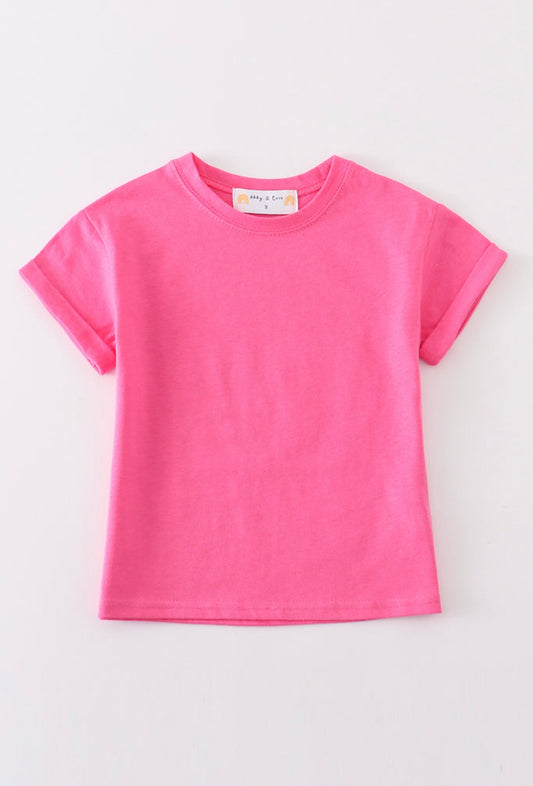 Girls Raspberry Tee