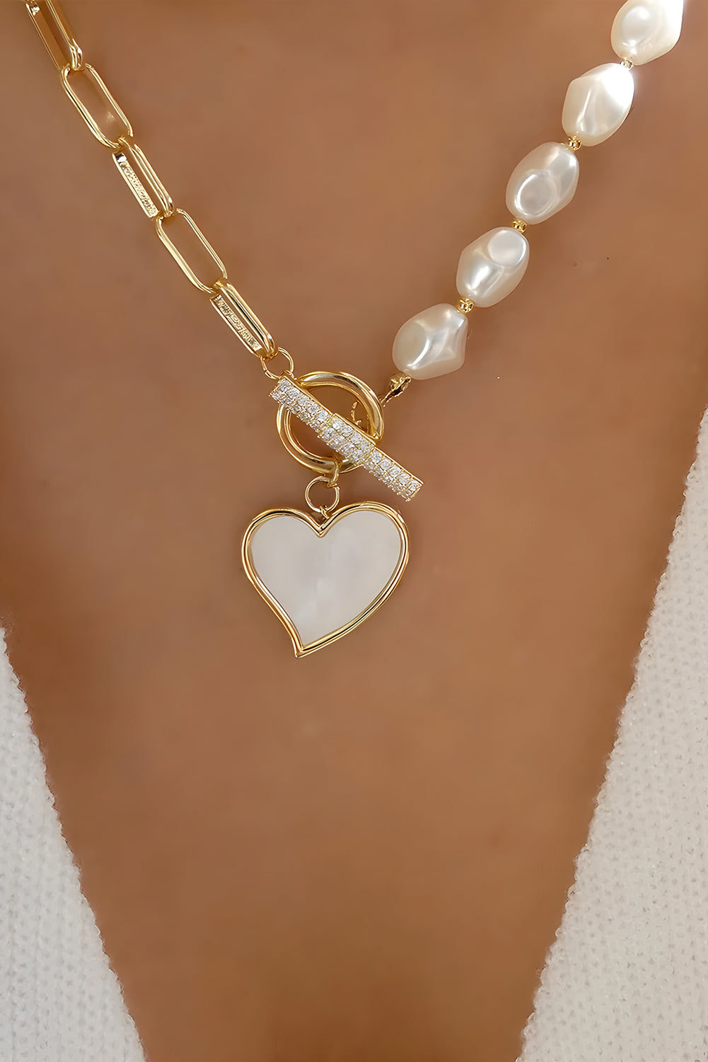 Women’s Gold Heart Necklace