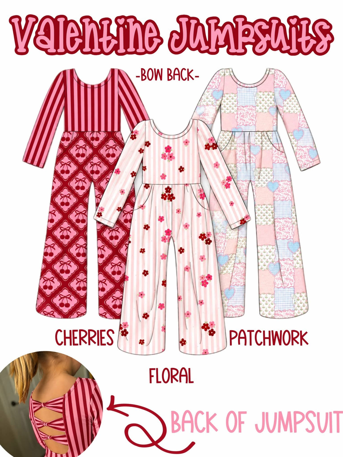 Pre-order Valentines Jumpsuit