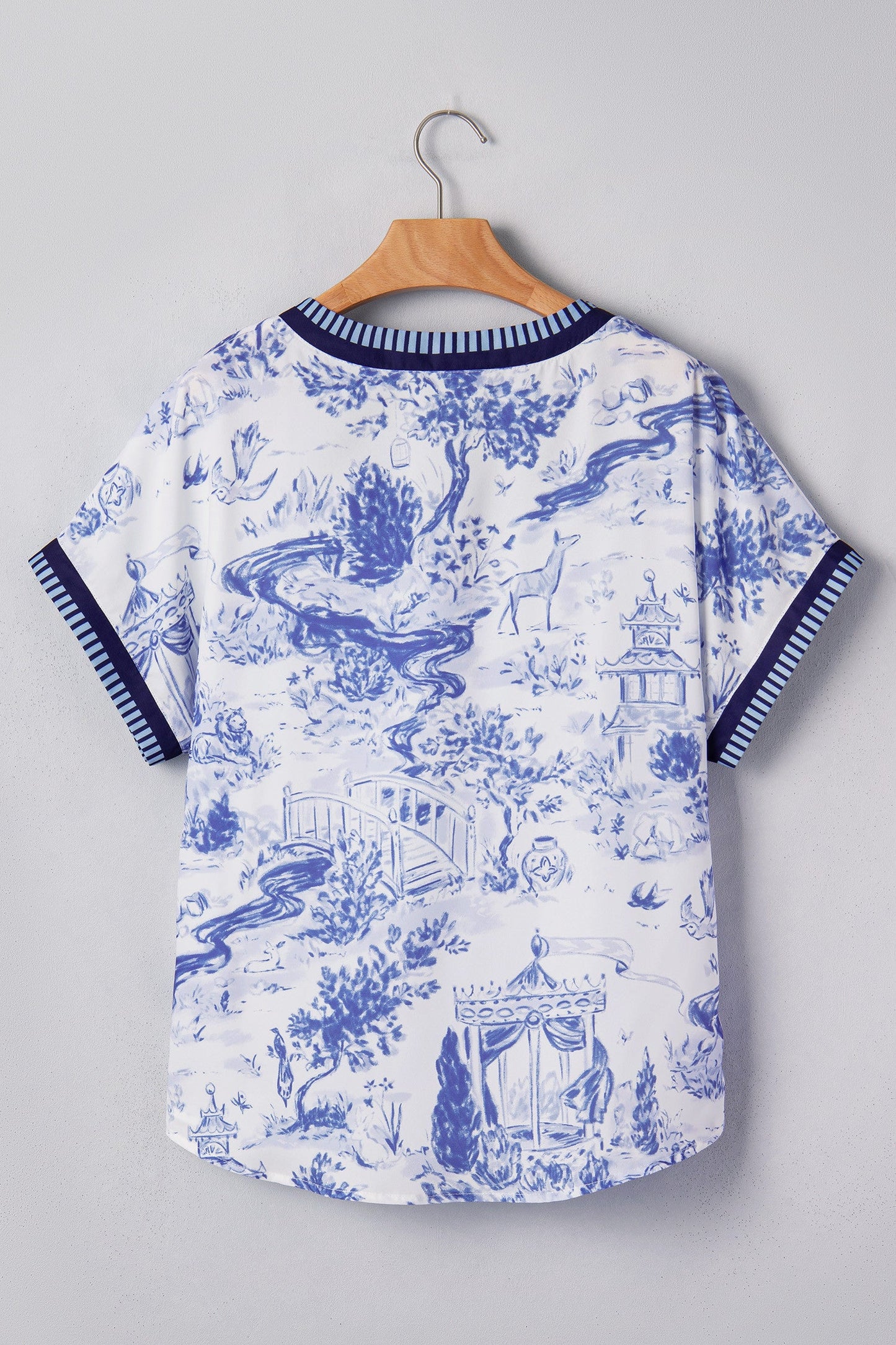 Pre-order Blue Wild Animal Blouse