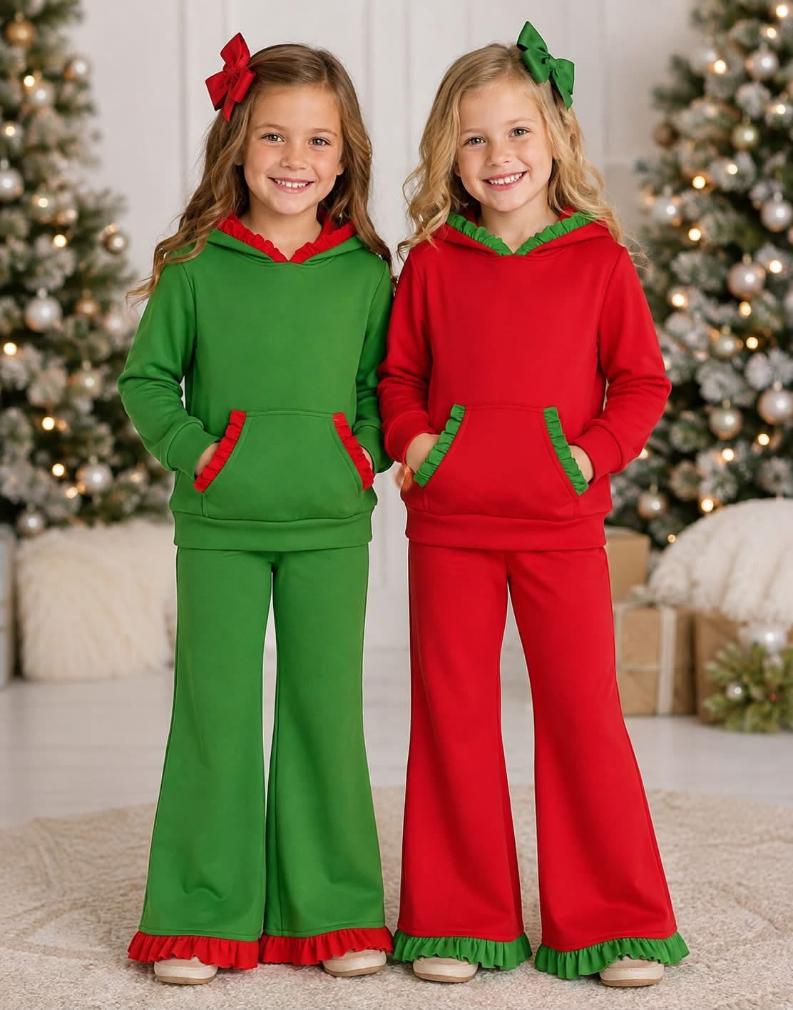 Pre-order Holly Jolly Ruffle Set
