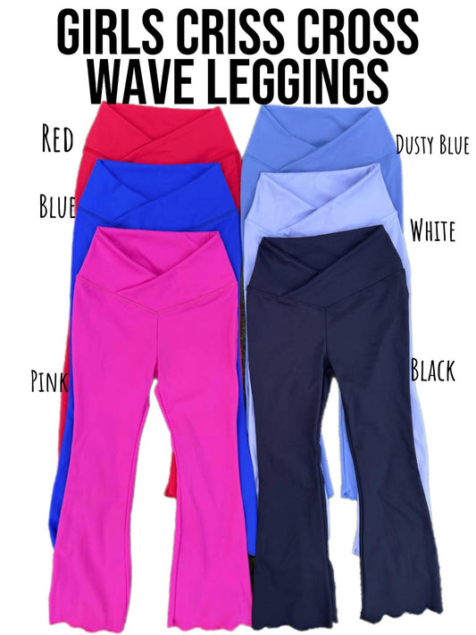 Pre-order Criss Cross Wave Leggings