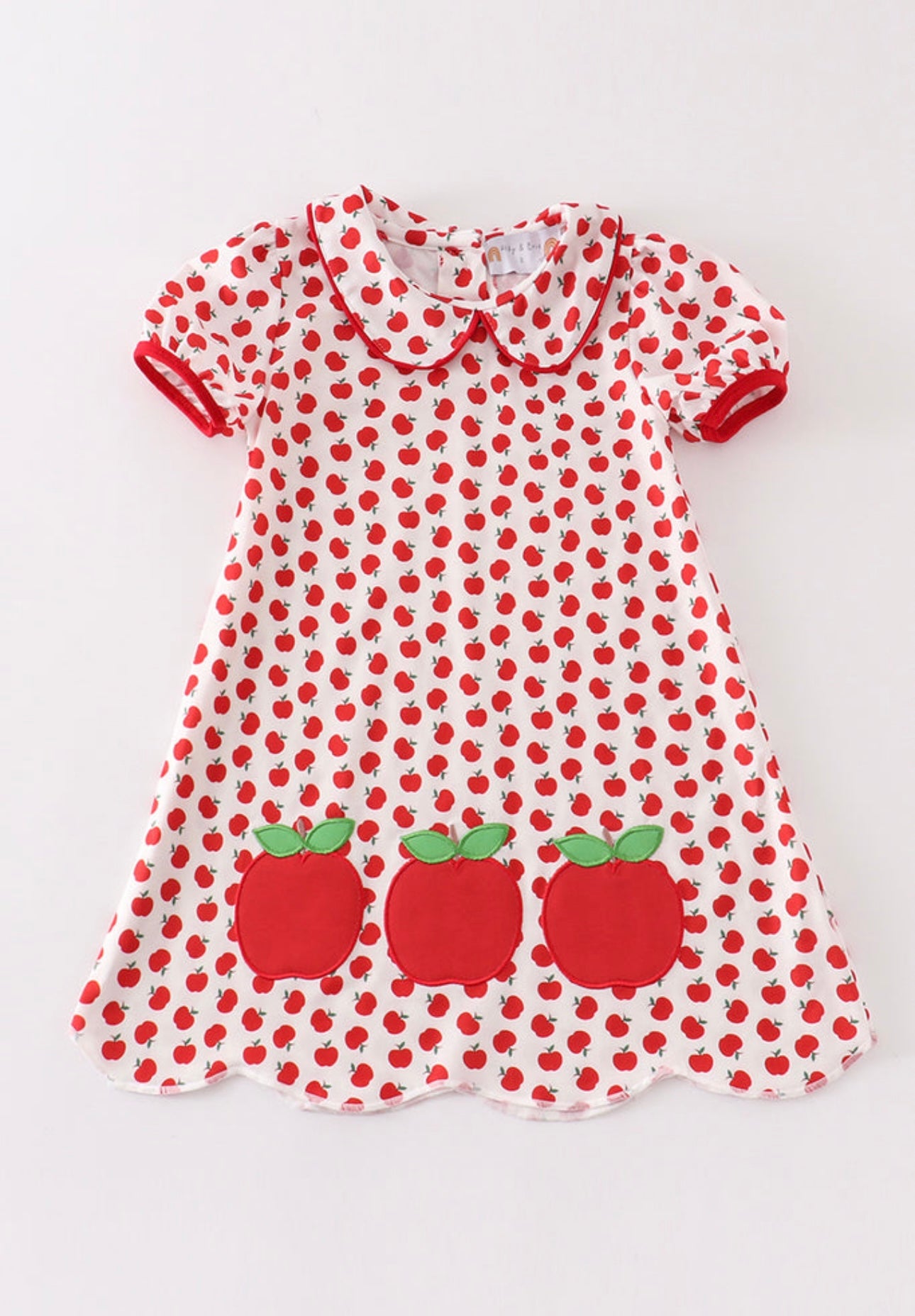 Apple of Your Eye Appliqué Dress