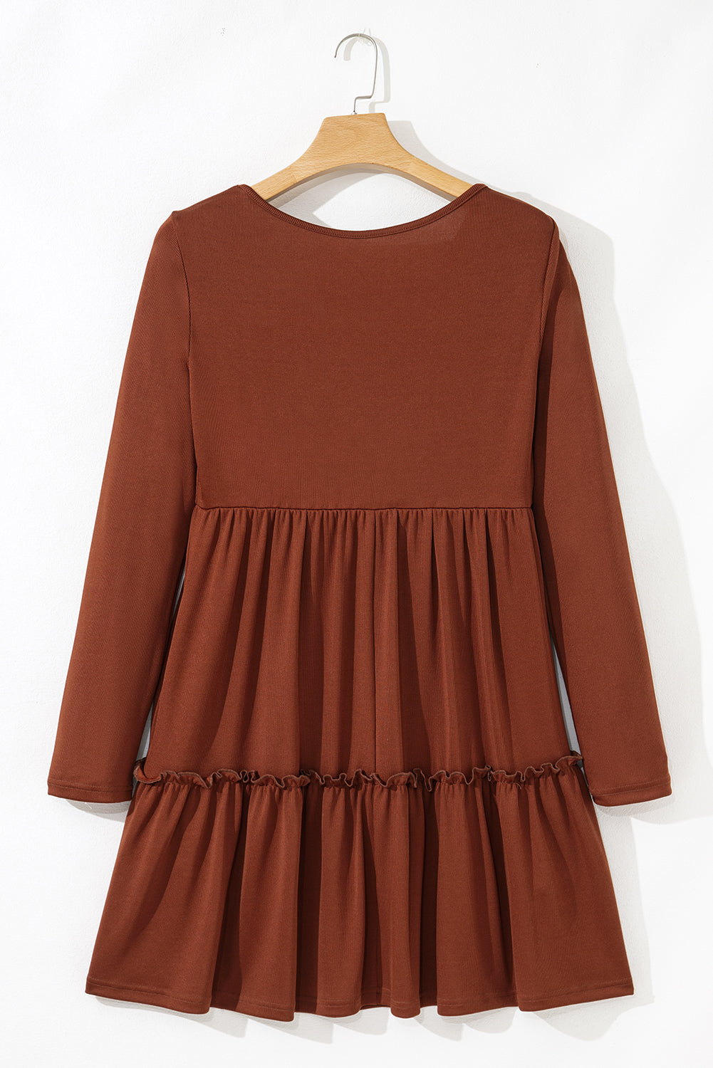 Pre-order Chestnut Ribbed Dress July
