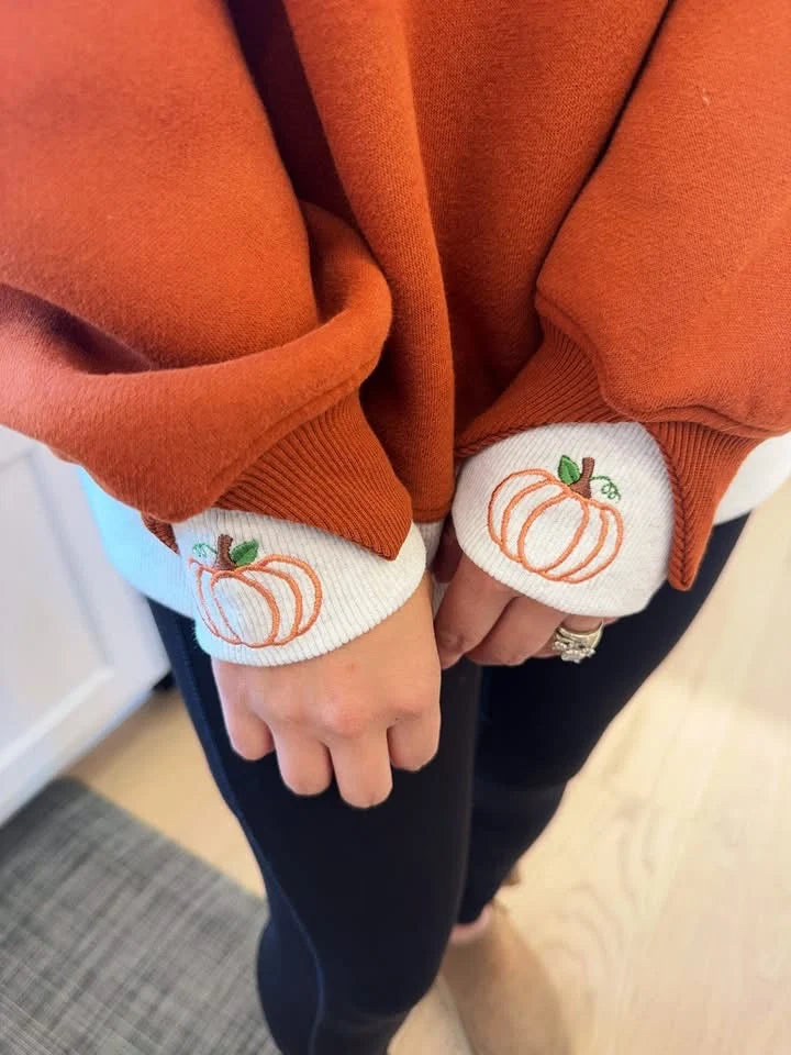 Women’s Pretty Little Pumpkins Layerpop Sweatshirt by JadyK