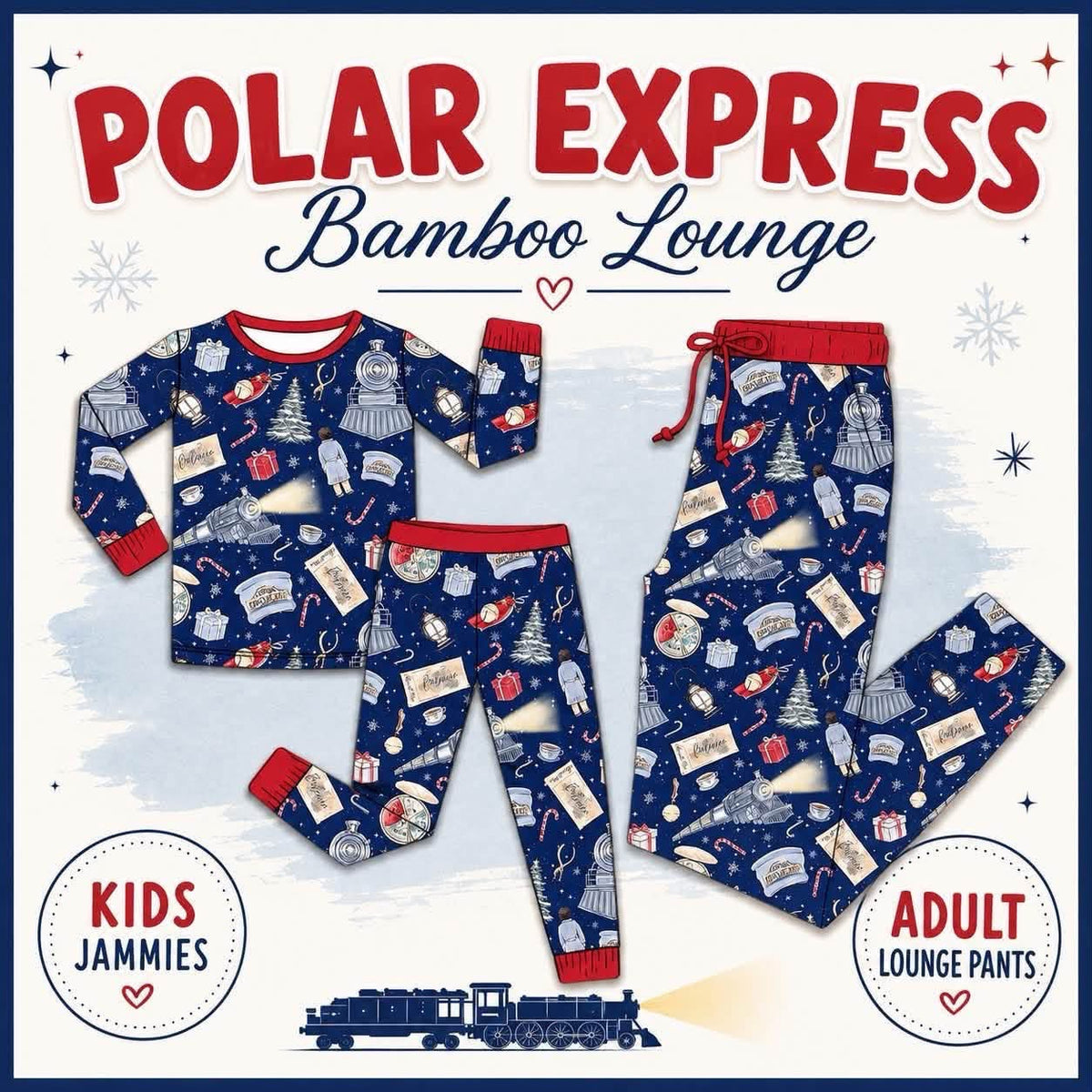 Pre-order Polar Express Bamboo Lounge