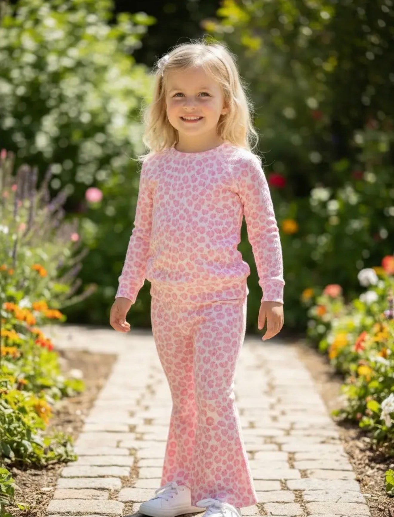 Girls Wild About Pink Flare Set