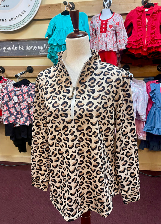 Women's Leopard Pullover