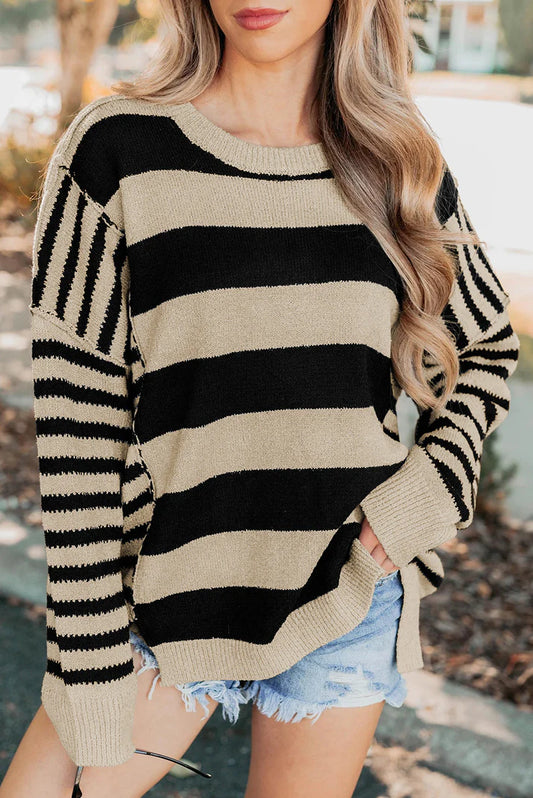 Pre-order Black Stripe Pattern Top FB