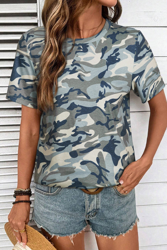 Pre-order Camo Crew Neck Shirt FB