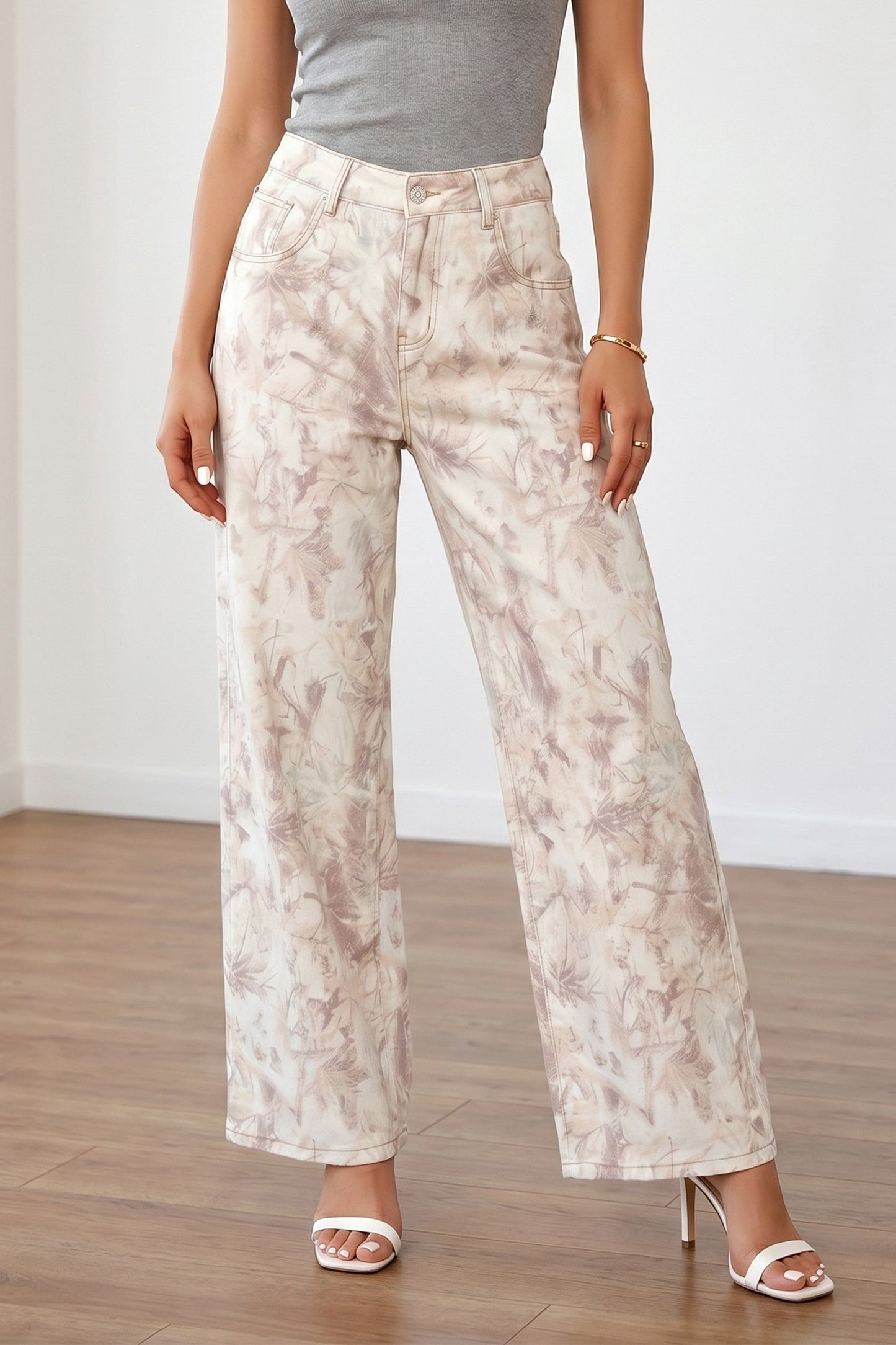 Pre-order Camo Denim Wide Jeans