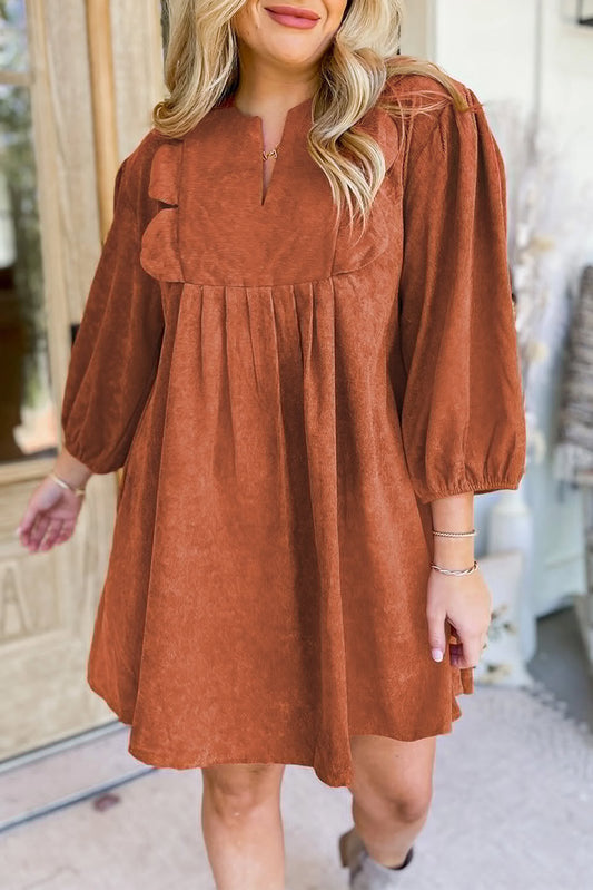 Women's Corduroy Mini Dress RTS