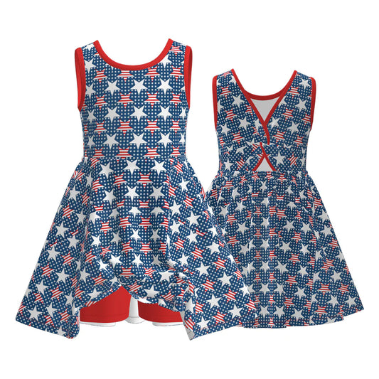 Pre-order Patriotic Skort Dress