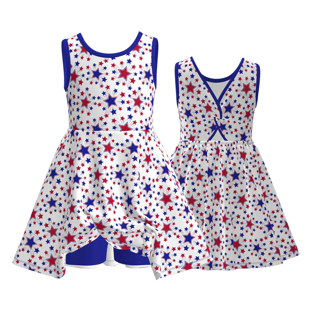 Pre-order Patriotic Skort Dress