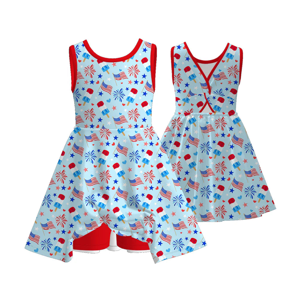 Pre-order Patriotic Skort Dresses