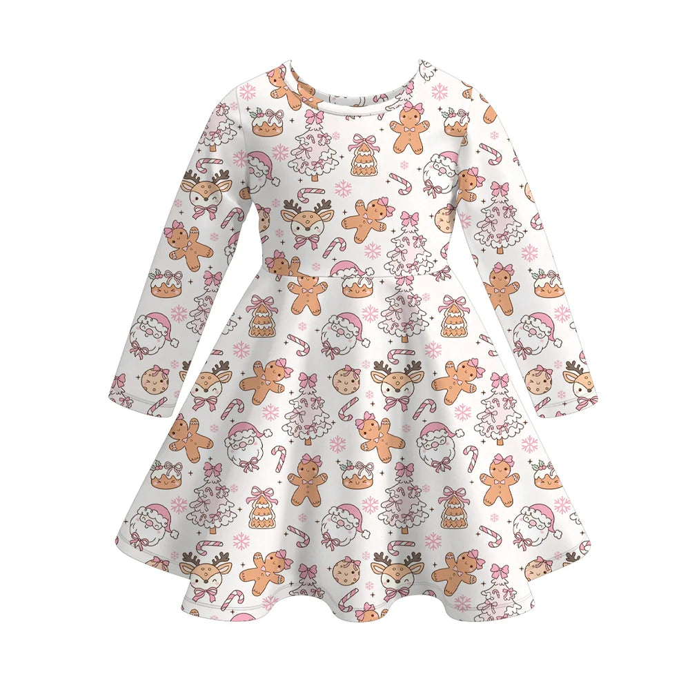 Pre-order Christmas Gingerbread Dress and Romper