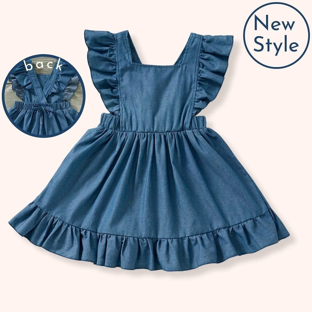 Girls Pinafore Dress by Pete + Lucy