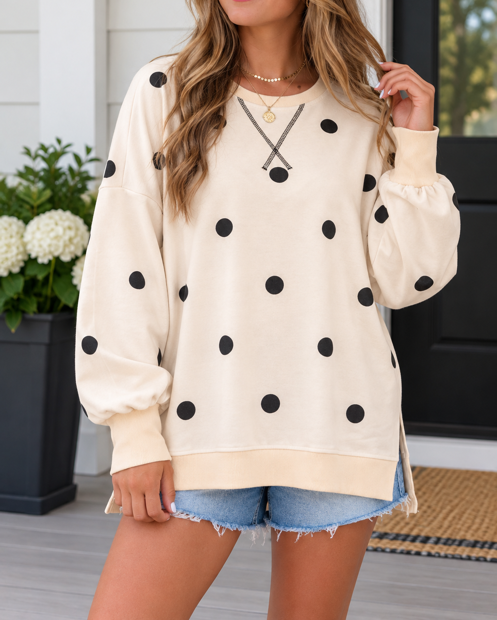 Women’s Polka Dot Pullover RTS